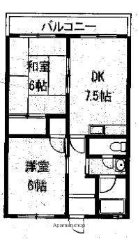 矢野マンション 101｜香川県高松市高松町(賃貸マンション2DK・1階・47.04㎡)の写真 その2