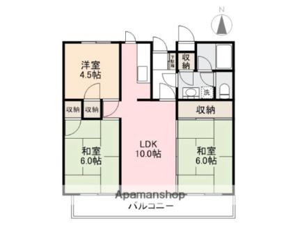 アロマレジデンス 301 ｜ 香川県高松市西ハゼ町（賃貸マンション3LDK・3階・62.16㎡） その2