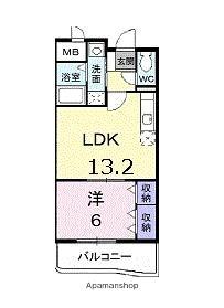 グランディールＦ　II 102｜香川県高松市上天神町(賃貸マンション1LDK・1階・40.50㎡)の写真 その2