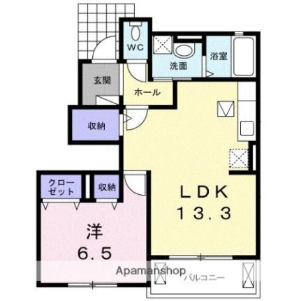 フレスクーラＡ 102｜香川県東かがわ市中筋(賃貸アパート1LDK・1階・48.39㎡)の写真 その2