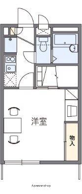 レオパレスワイドフォレスト 205｜香川県高松市木太町(賃貸アパート1K・2階・23.18㎡)の写真 その2