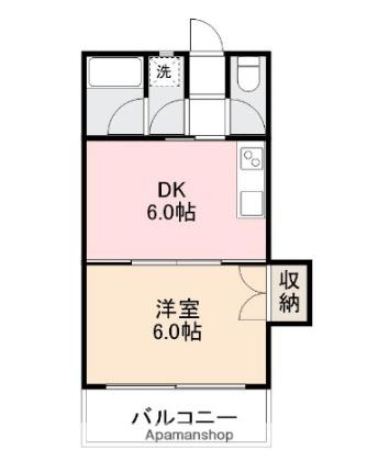 コーポ室町 202｜香川県高松市室町(賃貸マンション1DK・2階・27.70㎡)の写真 その2
