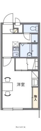 レオパレスルース 202｜香川県高松市上天神町(賃貸アパート1K・2階・23.18㎡)の写真 その2