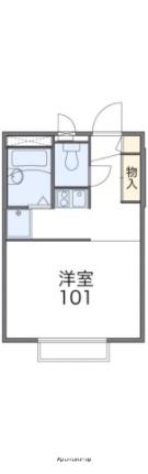 レオパレスブルーマリンI 103｜香川県高松市新北町(賃貸アパート1K・1階・19.87㎡)の写真 その2