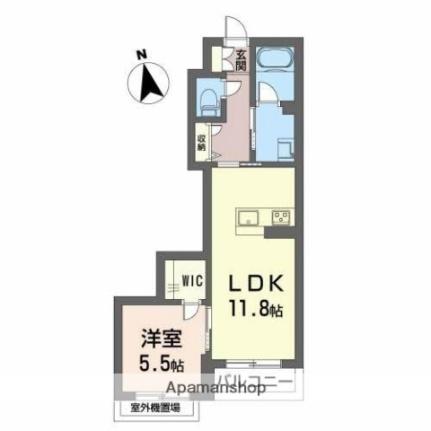 クレヴィア 202｜香川県高松市木太町(賃貸マンション1LDK・2階・44.65㎡)の写真 その2