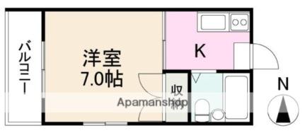 クレインスクエア 303｜香川県高松市鶴市町(賃貸マンション1K・3階・19.80㎡)の写真 その2