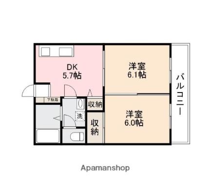 ネスティア太田 102｜香川県高松市太田上町(賃貸アパート2DK・1階・39.74㎡)の写真 その2