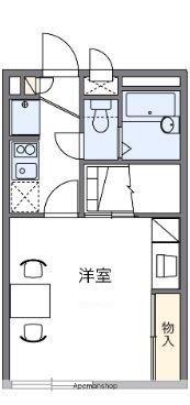 レオパレスＡＳＴｃ．ＤＡ 207｜香川県高松市川島東町(賃貸アパート1K・2階・23.18㎡)の写真 その2