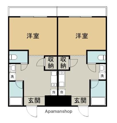 グランシャトー青山 南棟406｜香川県丸亀市土器町東５丁目(賃貸マンション1K・3階・28.00㎡)の写真 その2