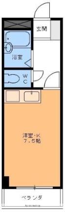 岡崎第8ビル 203｜愛媛県松山市清水町３丁目(賃貸マンション1R・2階・21.87㎡)の写真 その2