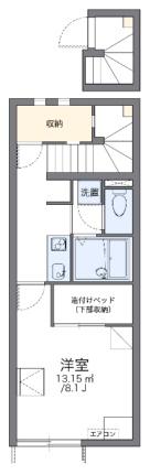 レオネクストモミの木 203｜愛媛県松山市今在家１丁目(賃貸アパート1K・2階・28.02㎡)の写真 その2