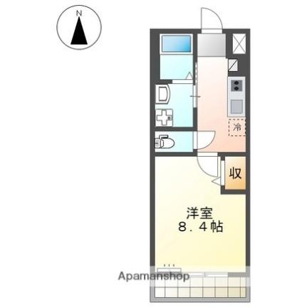 ユーロピュア　西山 203｜愛媛県松山市小坂５丁目(賃貸アパート1K・2階・29.75㎡)の写真 その2