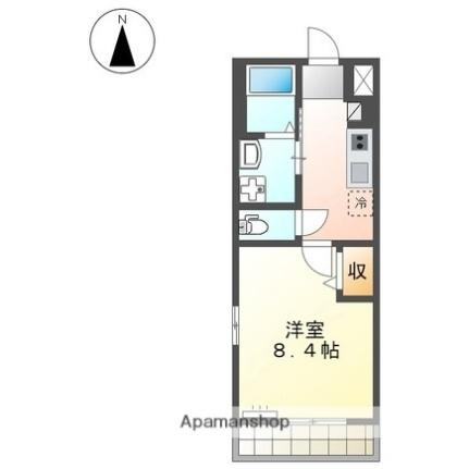 ユーロピュア　西山 211｜愛媛県松山市小坂５丁目(賃貸アパート1K・2階・29.75㎡)の写真 その2