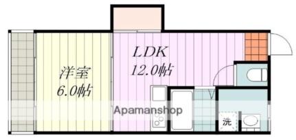 ピカデリー・サーカス　7ラック 402｜愛媛県松山市萱町６丁目(賃貸マンション1LDK・4階・33.88㎡)の写真 その2