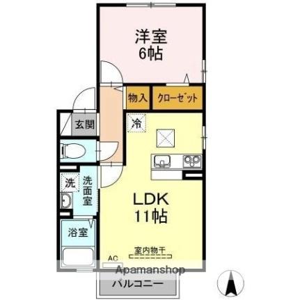 コンフォール辻町 101｜愛媛県松山市辻町(賃貸アパート1LDK・1階・40.83㎡)の写真 その2