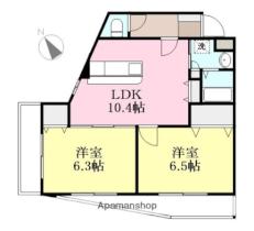 リバーサイドマンション 204 ｜ 愛媛県東温市牛渕（賃貸マンション2LDK・2階・53.30㎡） その2