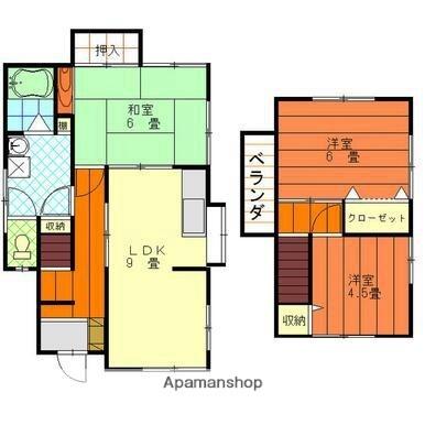 東石井借家 ｜愛媛県松山市東石井２丁目(賃貸一戸建3LDK・1階・53.05㎡)の写真 その2