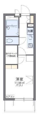 レオパレス松山インターII 308｜愛媛県松山市東石井６丁目(賃貸マンション1K・3階・20.81㎡)の写真 その2