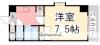 ジョイフル第2祝谷2階2.5万円