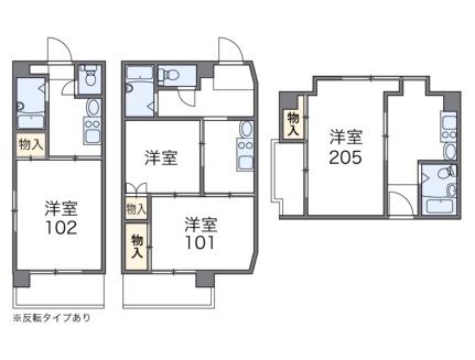 レオパレスエステート千舟 503｜愛媛県松山市千舟町１丁目(賃貸マンション1K・5階・21.60㎡)の写真 その2