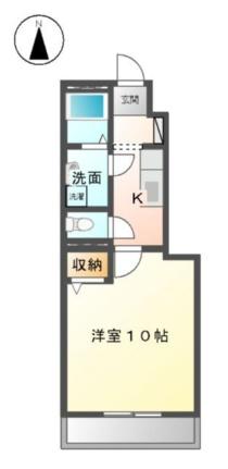 インペリアルコート 105｜愛媛県松山市森松町(賃貸アパート1K・1階・31.57㎡)の写真 その2