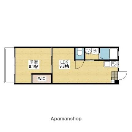 アルトルーフ ｜愛媛県松山市萱町６丁目(賃貸マンション1LDK・4階・34.00㎡)の写真 その2