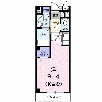 アルカディア 102｜愛媛県新居浜市久保田町２丁目(賃貸アパート1R・1階・25.25㎡)の写真 その2