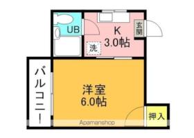 宮瀬第3マンション 4A ｜ 愛媛県宇和島市中央町２丁目（賃貸マンション1K・4階・17.50㎡） その2