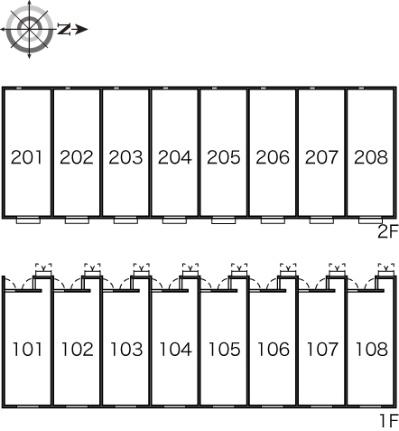 レオネクスト桜ツインＢ 208 ｜ 愛媛県松山市北斎院町（賃貸アパート1K・2階・34.88㎡） その16