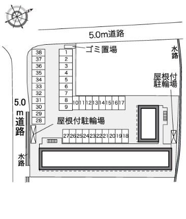 レオパレスとねりこ1 207｜愛媛県松山市今在家２丁目(賃貸アパート1K・2階・23.18㎡)の写真 その23