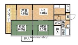 加藤ビル 2階3DKの間取り