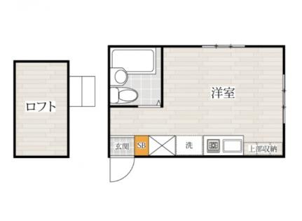 福岡県福岡市東区多々良１丁目（賃貸アパート1R・1階・18.00㎡） その2