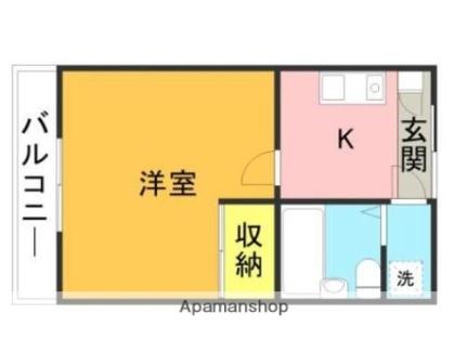 メゾン・ド・シェルマン 302 ｜ 福岡県福岡市博多区光丘町１丁目（賃貸マンション1R・3階・18.20㎡） その2