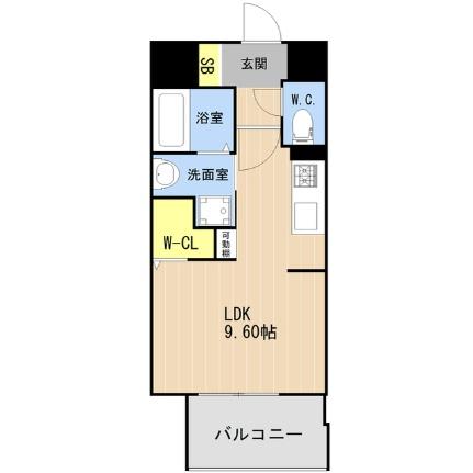 ＬＩＢＴＨ箱崎駅前 801｜福岡県福岡市東区箱崎３丁目(賃貸マンション1R・8階・27.37㎡)の写真 その2