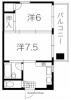 フローラル新屋敷2階4.3万円