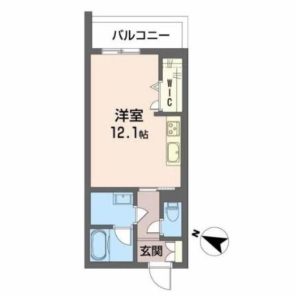 熊本県熊本市中央区本荘５丁目(賃貸マンション1R・2階・34.20㎡)の写真 その2