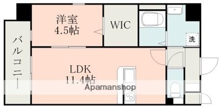 ロザリアン八王寺Ｅａｓｔ ｜熊本県熊本市中央区八王寺町(賃貸マンション1LDK・5階・40.32㎡)の写真 その2