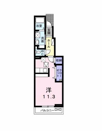 アロム　デ　リス　II 102 ｜ 熊本県八代市大手町２丁目（賃貸アパート1R・1階・34.15㎡） その2