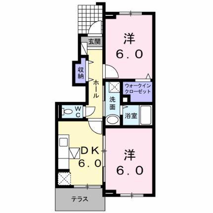 グランブリエ　II 103 ｜ 熊本県球磨郡錦町大字西（賃貸アパート2DK・1階・45.06㎡） その2