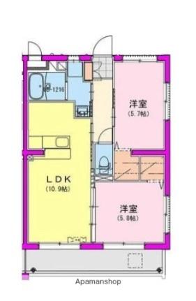 （仮称）都城下川東2丁目マンション 205｜宮崎県都城市下川東２丁目(賃貸マンション2LDK・2階・50.84㎡)の写真 その2