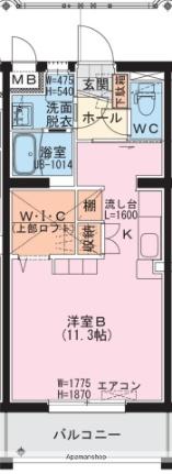 宮崎県宮崎市祇園４丁目（賃貸マンション1R・3階・30.40㎡） その2