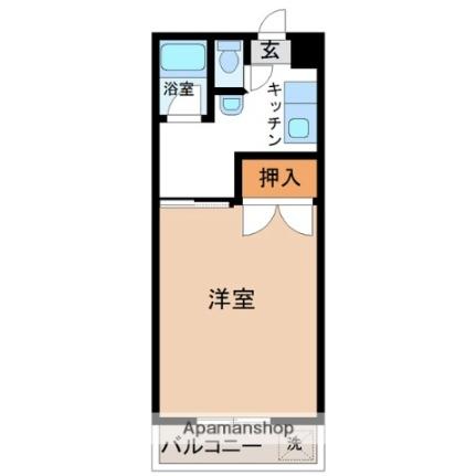 エレメント大橋 203 ｜ 宮崎県宮崎市大橋３丁目（賃貸マンション1K・2階・23.86㎡） その2