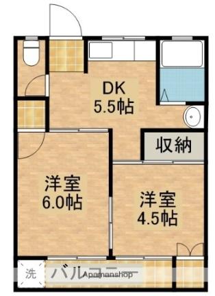 釘原荘 102 ｜ 宮崎県宮崎市清武町今泉甲（賃貸アパート2K・1階・34.02㎡） その2