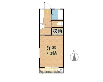 山口コーポ B2-7 ｜ 宮崎県宮崎市宮崎駅東３丁目（賃貸アパート1K・2階・24.30㎡） その2