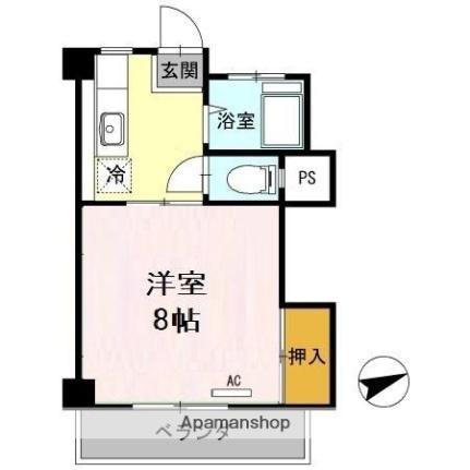 コーポ池内 402 ｜ 宮崎県宮崎市大字恒久（賃貸マンション1K・4階・21.78㎡） その2