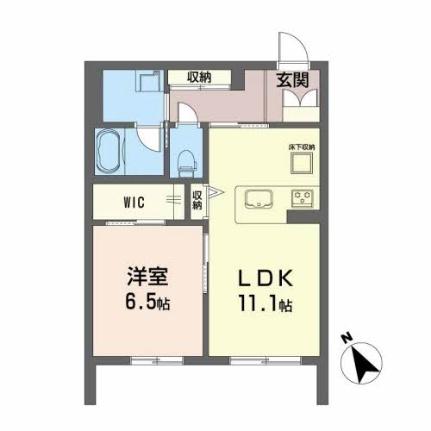 宮崎県宮崎市南高松町（賃貸マンション1LDK・1階・44.97㎡） その2