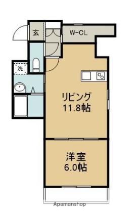 Ｌａ・Ｊｏｉｅ 807 ｜ 宮崎県宮崎市松橋１丁目（賃貸マンション1LDK・8階・36.37㎡） その2