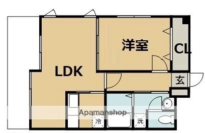 Ｋａｚｕｗｉｎ塚原 101 ｜ 宮崎県宮崎市下北方町塚原（賃貸マンション1LDK・1階・44.50㎡） その2